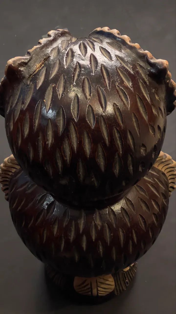 Cofre Coruja de Barro Gigante - Foto 2