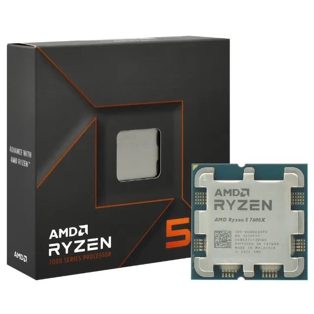 Processador Ryzen 5 7600X 4.7GHz AM5 6 Núcleos 38MB Cache
