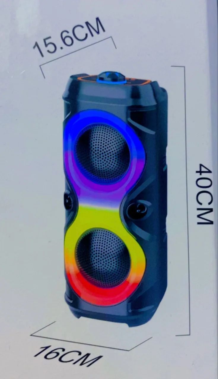Novo - Caixa de som Bluetooth 20w  - Foto 5