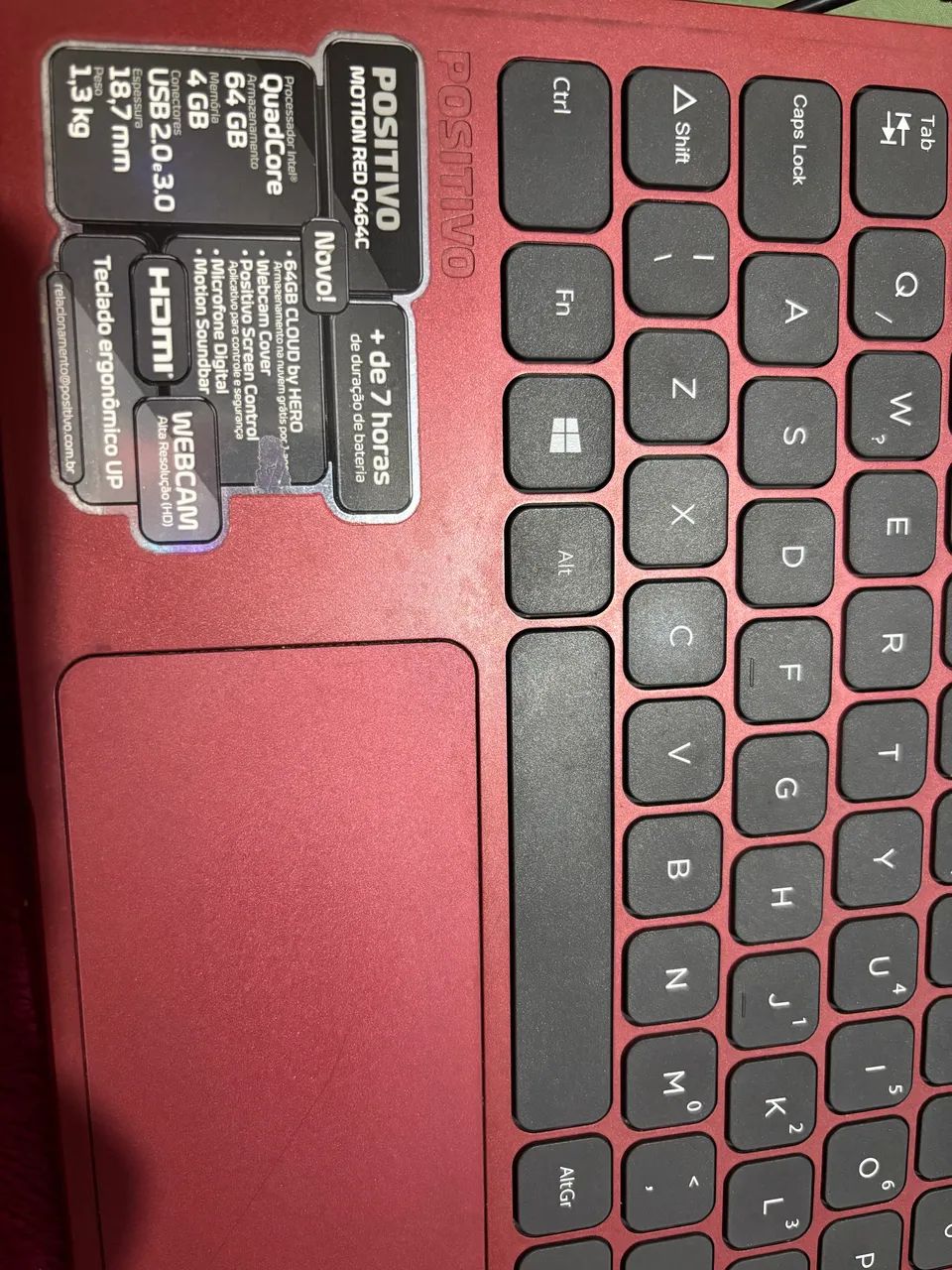 Notebook Positivo Motion red  - Foto 3
