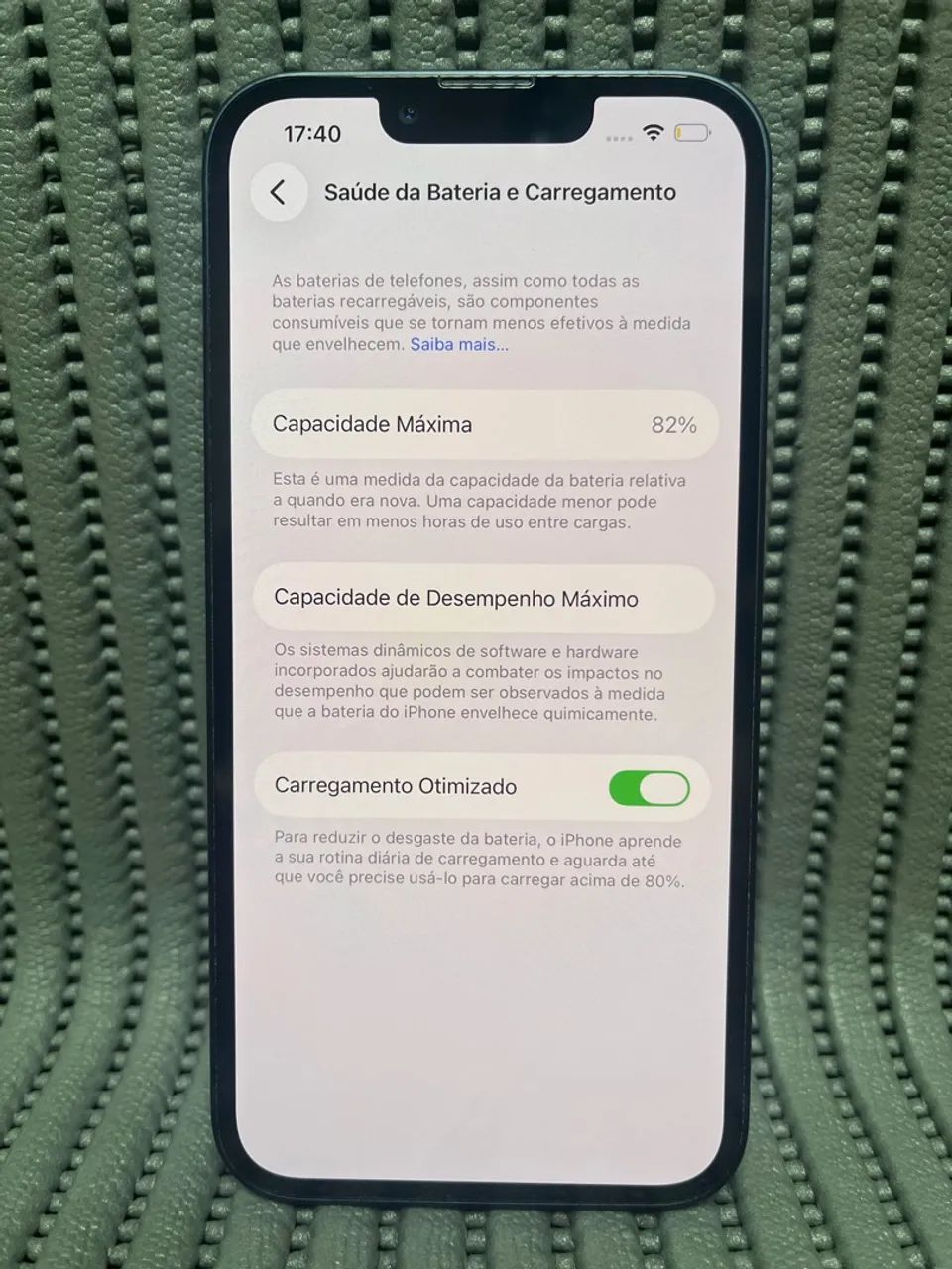 iPhone 13 - 128 GB - Azul Escuro - Carregador e Capinha - Foto 4