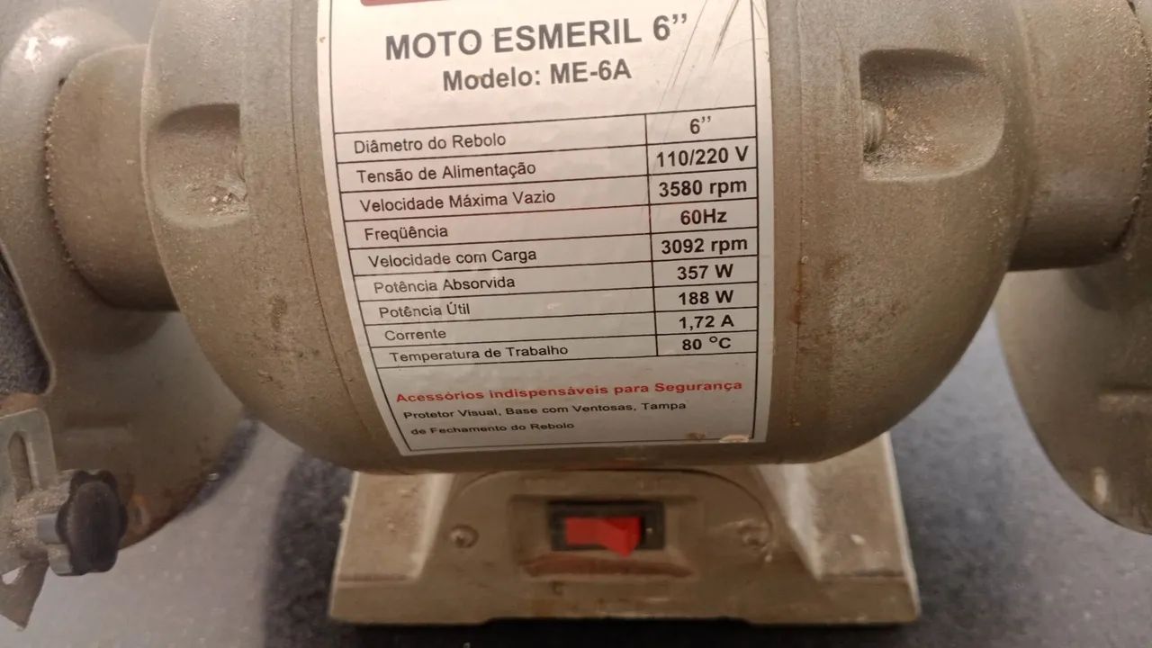 Motoesmeril ferrari 6 polegadas bivolt novo novo - Foto 2
