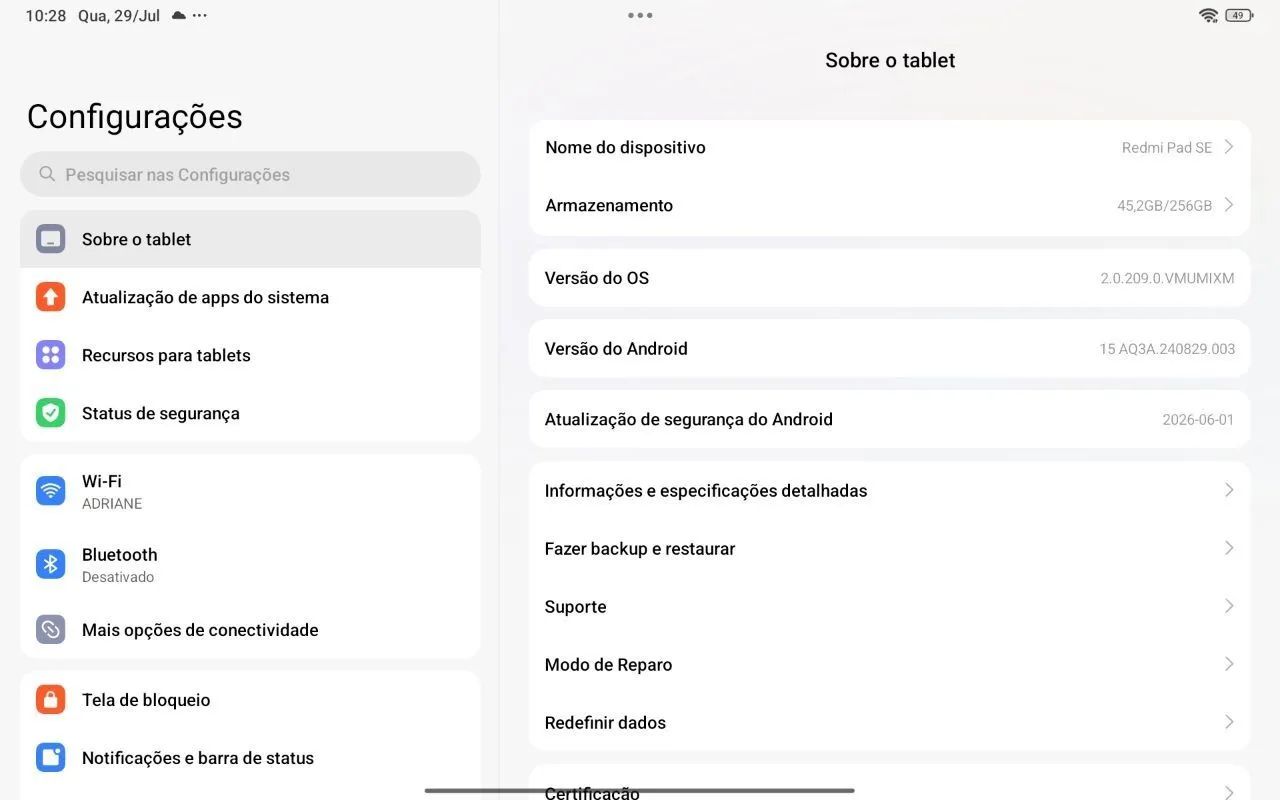 Tablet Redmi Pad Se 256gb 8gb ram - Foto 4