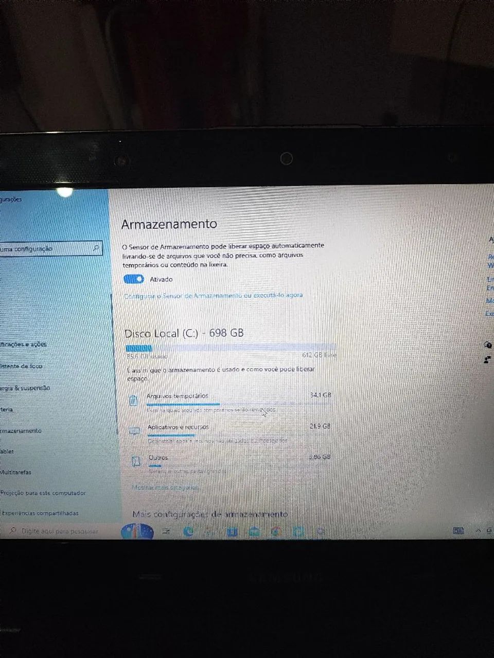 NOTEBOOK SAMSUNG 600GB 6 RAM TOP - Foto 3