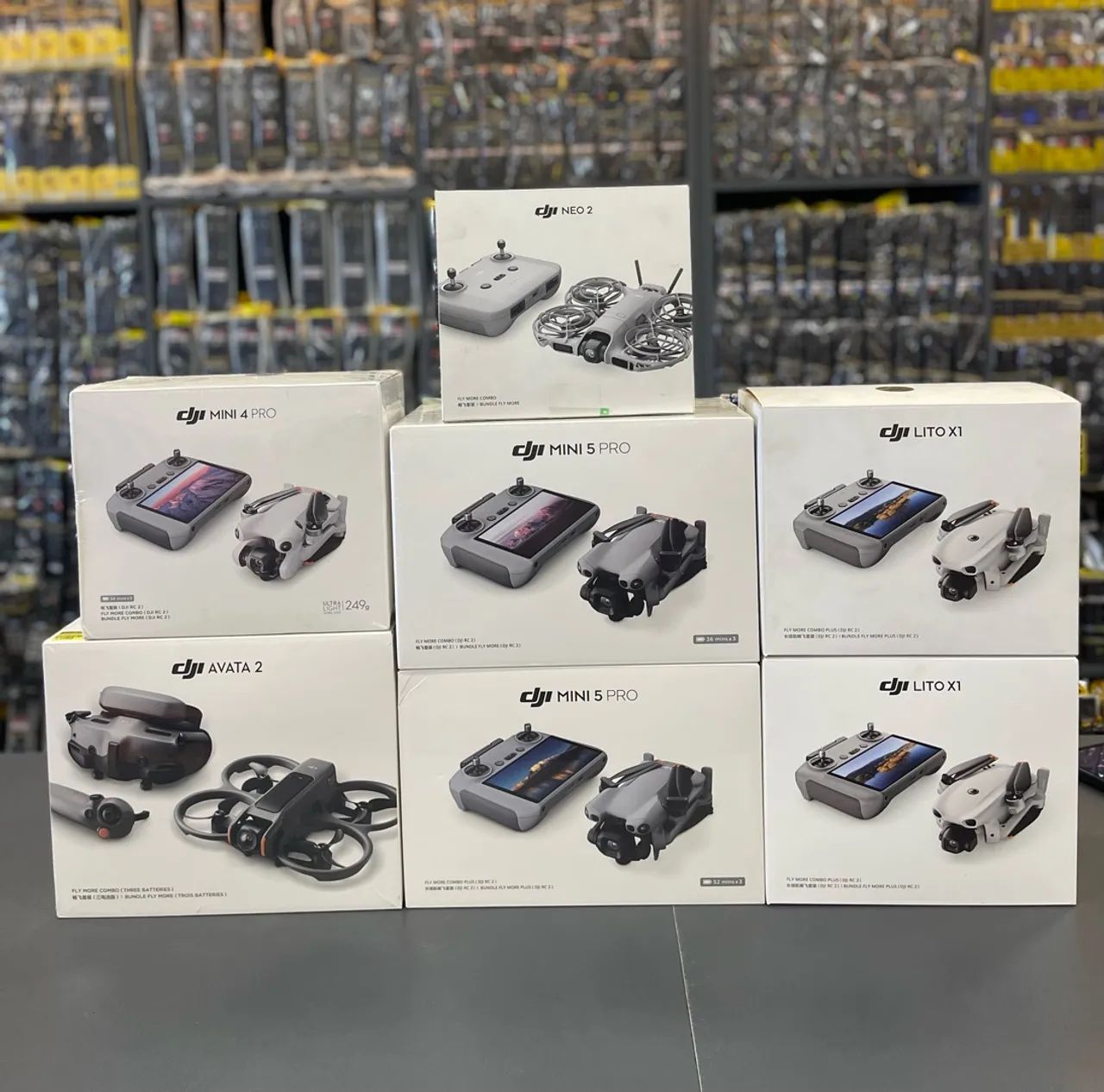 DRONES  DA MARCA DJI NEO 2 /litox1/mini 4 pro / mini 5 pro /mini 5 plus /AVATA 2