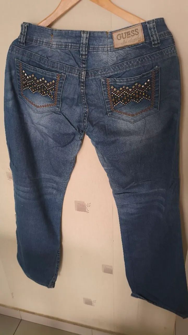 GUESS CALÇA WIDELEG veste 42 - Foto 4
