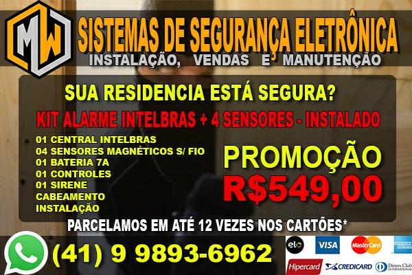 Kit Alarme Intelbras - Instalado