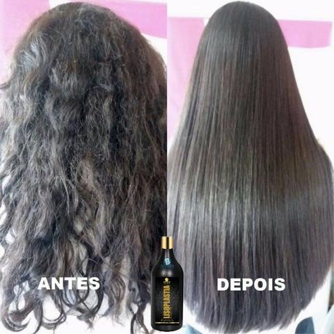 300 ml Lisoplastia Gold Bittes Hair Profissional Cosméticos Tratamento Capilar Hidratação - Foto 4