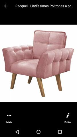 Conjunto de Poltronas Anabelle Retro ???Lindas!!!Direto da fábrica? - Foto 2