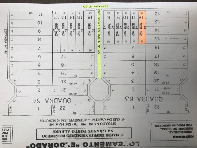 R$ 5mil + 48 x 380,00 - Terreno Parque Eldorado Escriturado Avalio veiculo - valor - Foto 13