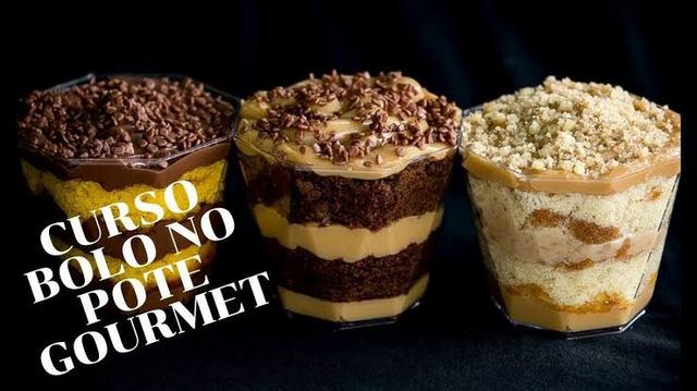 Curso De Bolo De Pote Gourmet