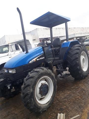 Trator tl 80 new holand 2004 azul bem revisado - Foto 4