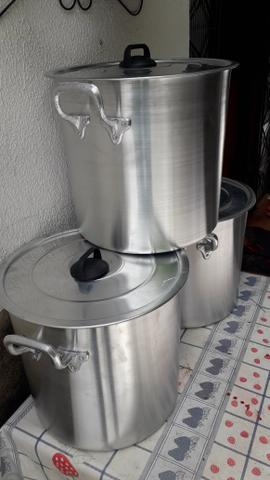 Caldeirão de alumínio de 20 litros - Foto 4