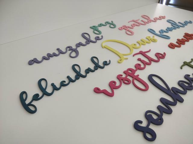 Decoração de ambiente palavras Mdf - Foto 2