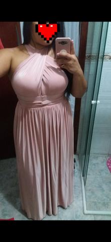 Vestido Longo Rosê