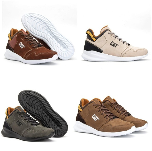 Bota Caterpillar - Coturno em Couro Legítimo - Foto 3