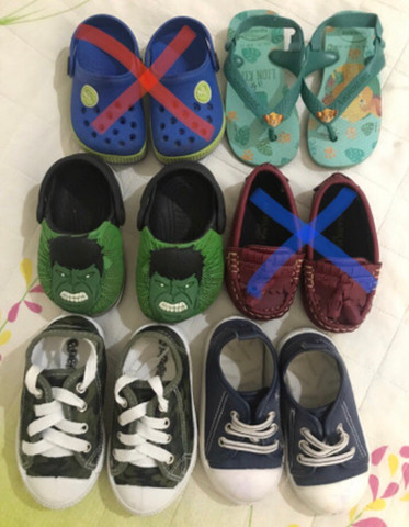 calçados menino