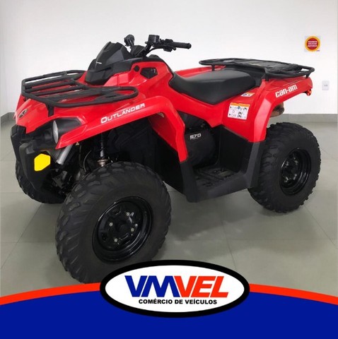 QUADRICICLO BRP CAN AM 2020 OUTLANDER 570 UNICO DONO 4 MIL KM