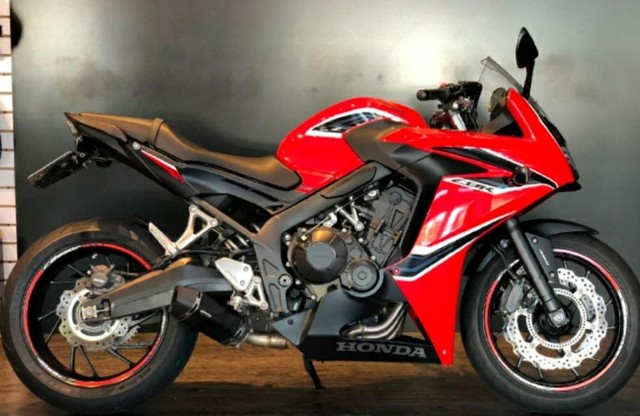MOTOCICLETA HONDA CBR 650F 2018 VERMELHA