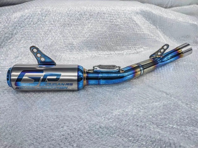 Escapamento Esportivo Titânio GP Lougan Rs Kawasaki Ninja ZX6 R