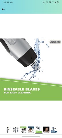 Barbeador elétrico portátil a pilha com iluminação; aparador de pelos faciais. - Foto 5