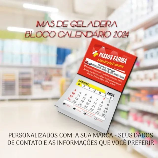 Modelo de calendário 2024