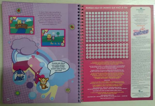 Álbum de figurinhas Disney Cuties - Foto 5