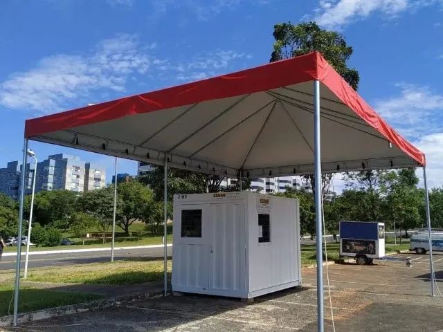 Tenda 10x5 - Galvanizada - Pronta entrega - Foto 3