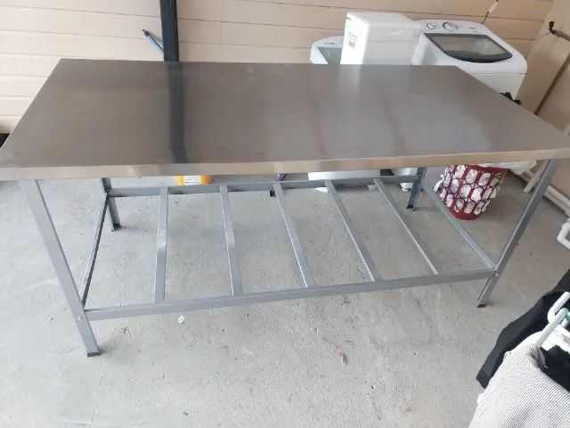 Mesa Inox 90x90x180 - Foto 2