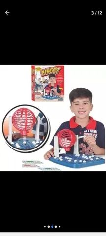 Bingo Infantil Jogo Brinquedo Globo + 48 Cartelas + Bolinhas