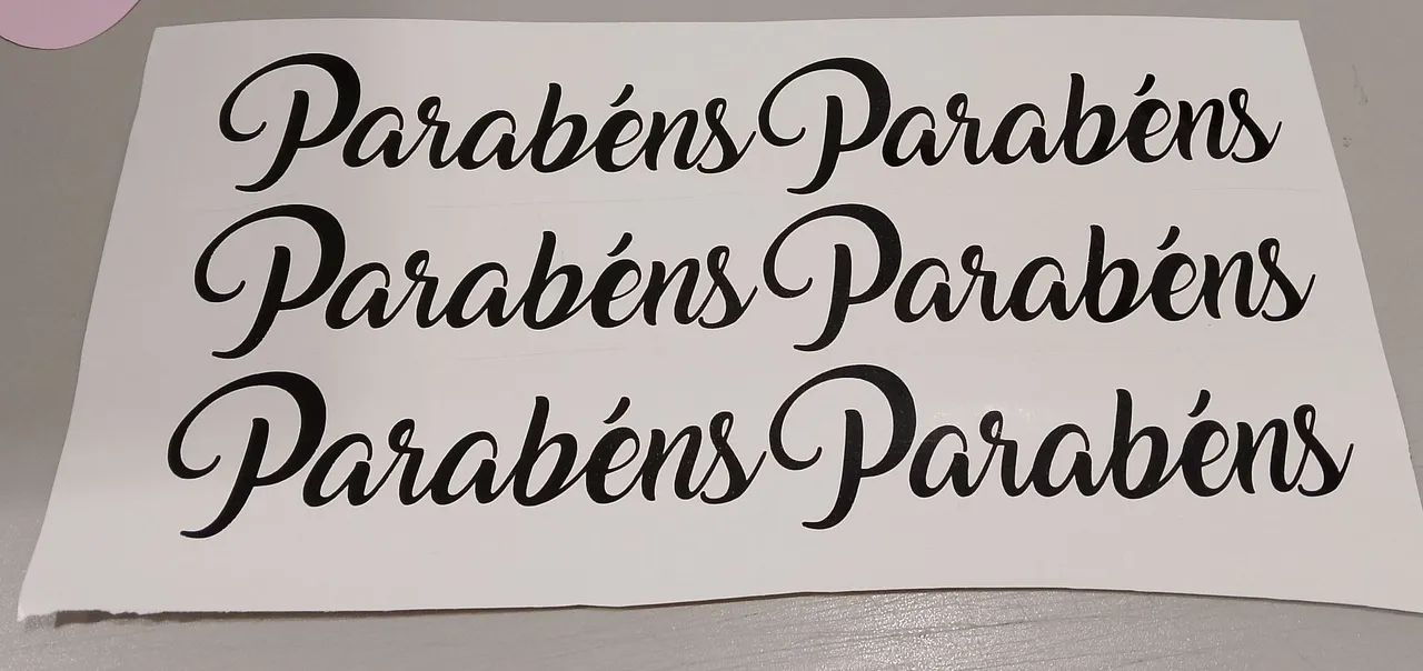 Adesivo de vinil para balão, taças, copos, óculos... - Foto 2