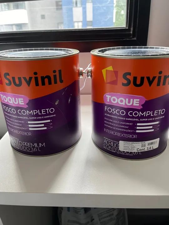 Tinta Suvinil Fosco Completo 3,6L - Branco Neve