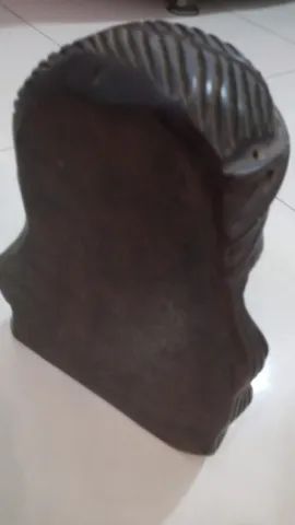 Rosto de Cristo em madeira nobre entalhada 3D - Foto 2