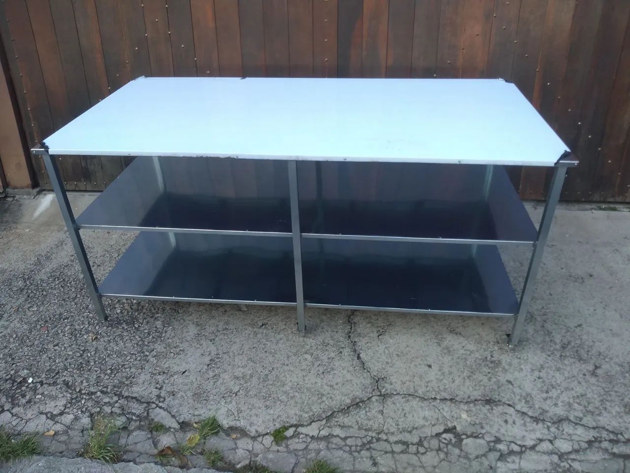 Bancada de inox extremamente reforçada NOVA 