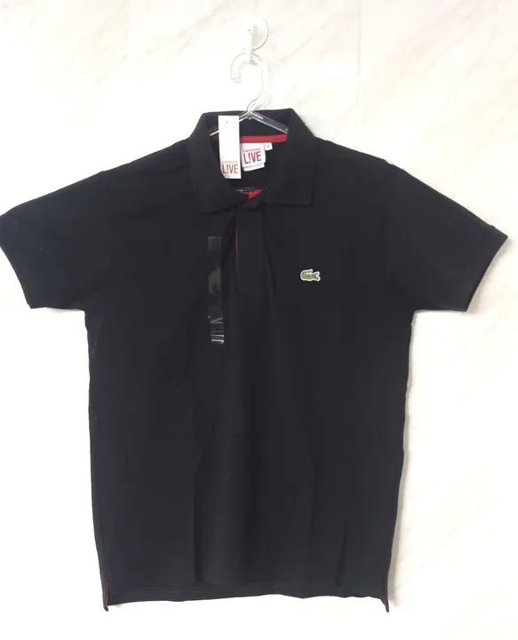 CAMISA POLO LACOSTE LIVE Preta G - Foto 3