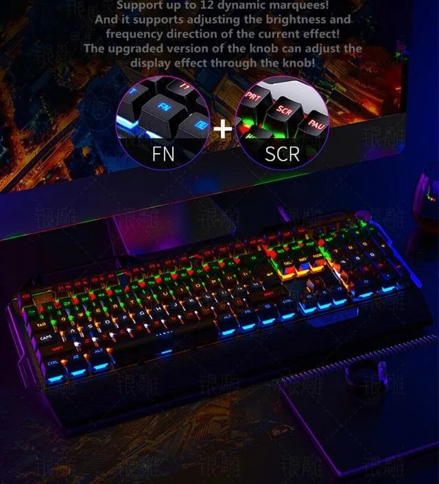 Teclado Mecânico Gamer RGB - Foto 4
