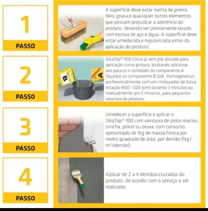 SikaTop - Reboco Impermeabilizante - Foto 6