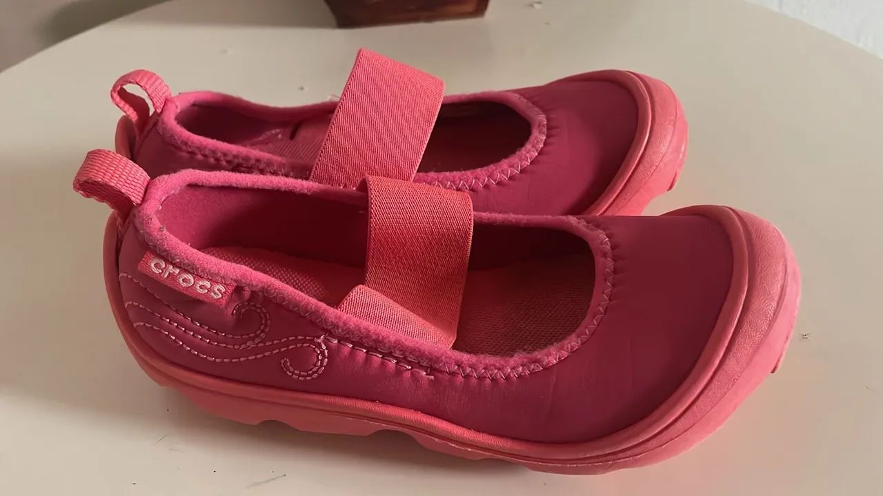Sandália Crocs Infantil Rosa 28/29