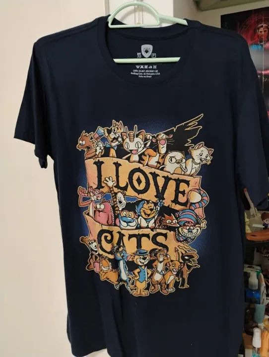 Camisa I Love Cats - P - Foto 2