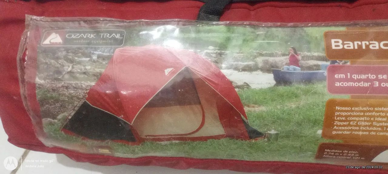 Barraca de acampar ozark trail 