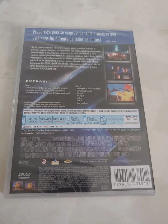 Independence Day - Edição de Colecionador - DVD Duplo - Foto 2