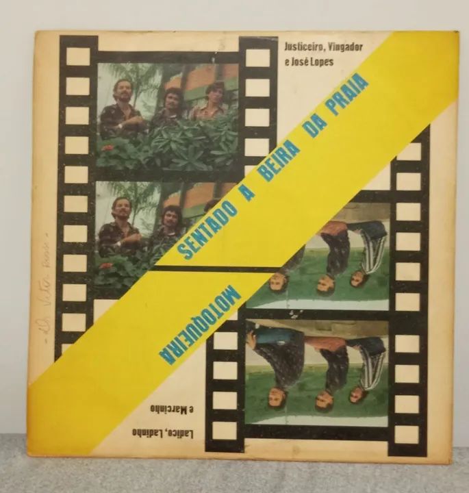 Disco vinil Ladico, Ladinho e Marcinho/Justiceiro, Vingador e José Lopes  - Foto 2