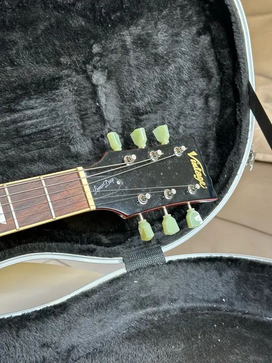 Guitarra Elétrica Vintage Les Paul  PGM lemondrop - Foto 2