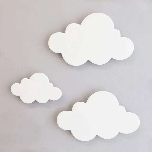 Luminária nuvem, sem fio, grande - Foto 2