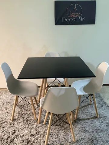 Direto do fabricante Conj. Eames Eiffel 90cm - Foto 4