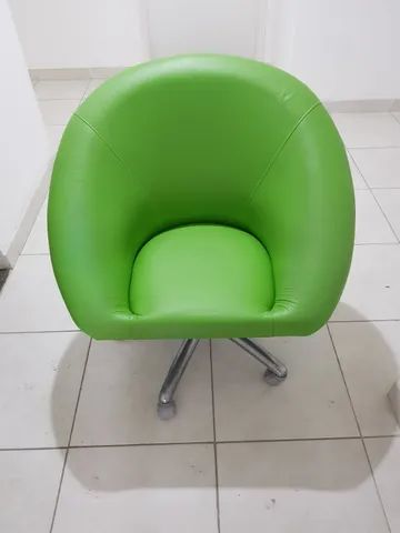 Poltrona giratória com rodinhas - Foto 2
