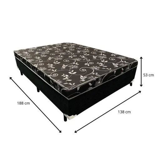 CAMA CASAL COM COLCHÃO ACOPLADO FRETE GRÁTIS  - Foto 3