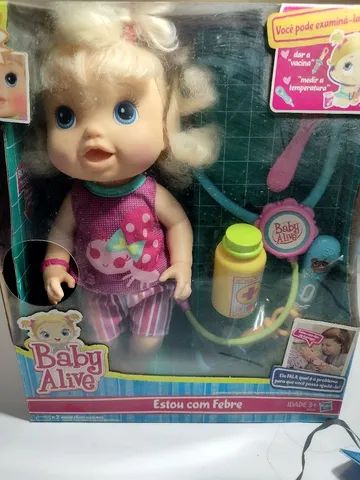 Boneca Baby Alive Estou Com febre fala português Hasbro  - Foto 5