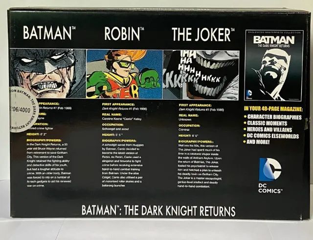 BOX BATMAN THE DARK KNIGHT RETURNS - EAGLEMOSS MASTERPIECE COLLECTION   - Foto 2