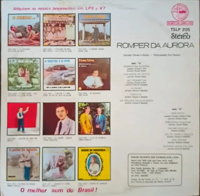 Lp Disco Vinil Gospel Evangélico - Doraci Dalice Ezir - Romper Da Aurora - Foto 2